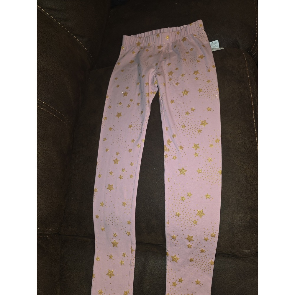 Gymboree tiny dancer pink leggings gold stars nwt size 10